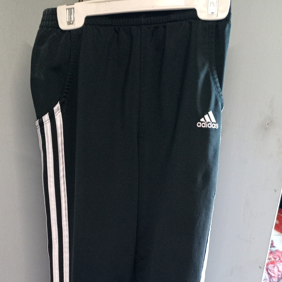 adidas Other - Adidas Black and White Sweatpants with Signature Stripes